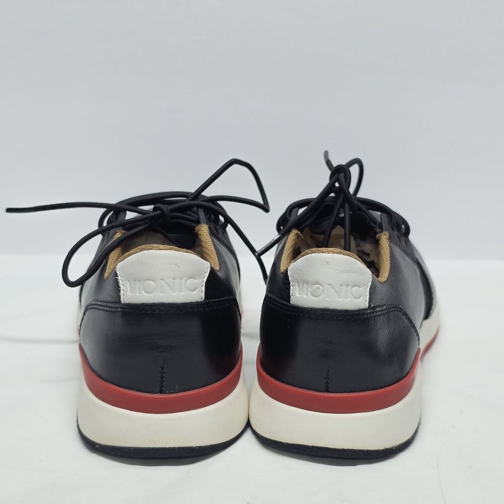 Vionic Carmen Leather Black Sneakers Womens 6.5M Comfort Orthopedic - Picture 3 of 8